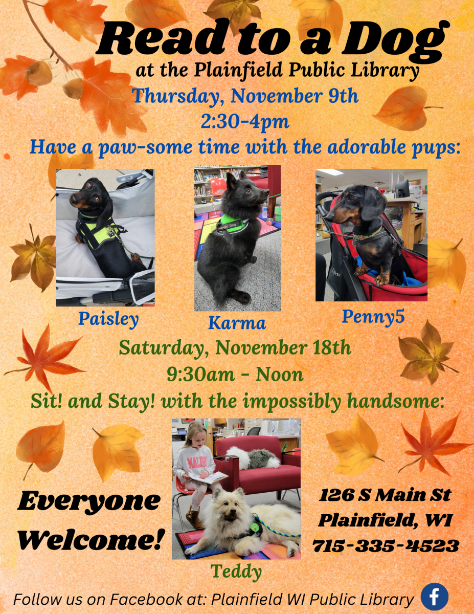 Don't miss our upcoming Read-to-a-Dog events! 